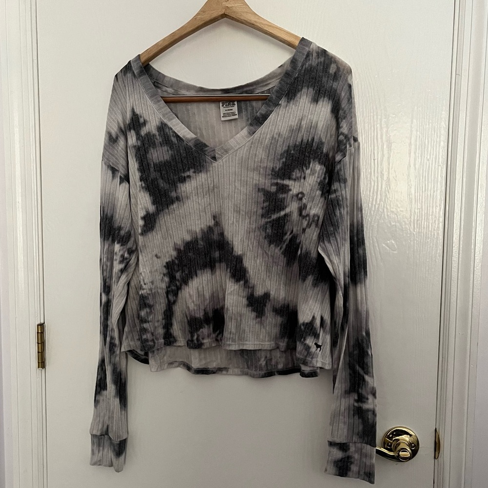 Victoria Secret PINK Tie Dye Long Sleeve Top